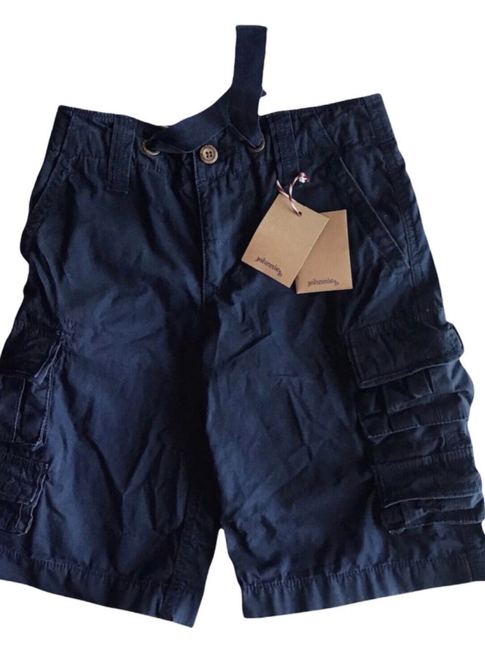 Johnnie B Boys Size 24 NWT Blue Cargo Shorts